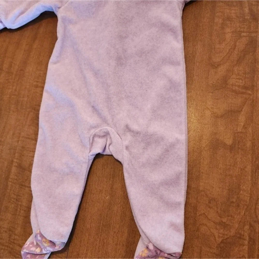 0-3month NWOT‎ lavender  jammies
